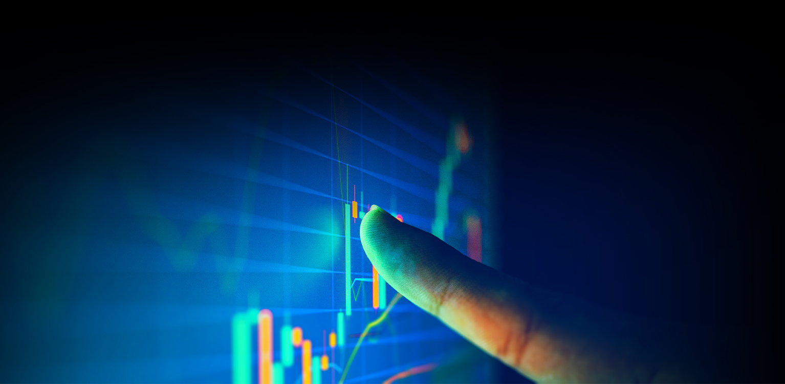 stock market graphic